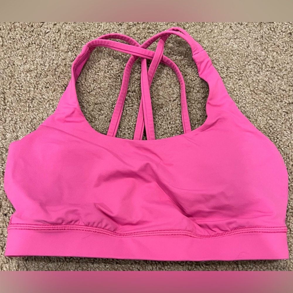 Sonic pink lululemon sports bra